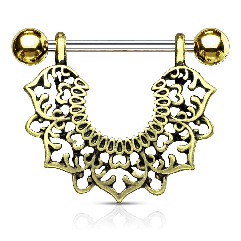 Boho nipple outlet rings