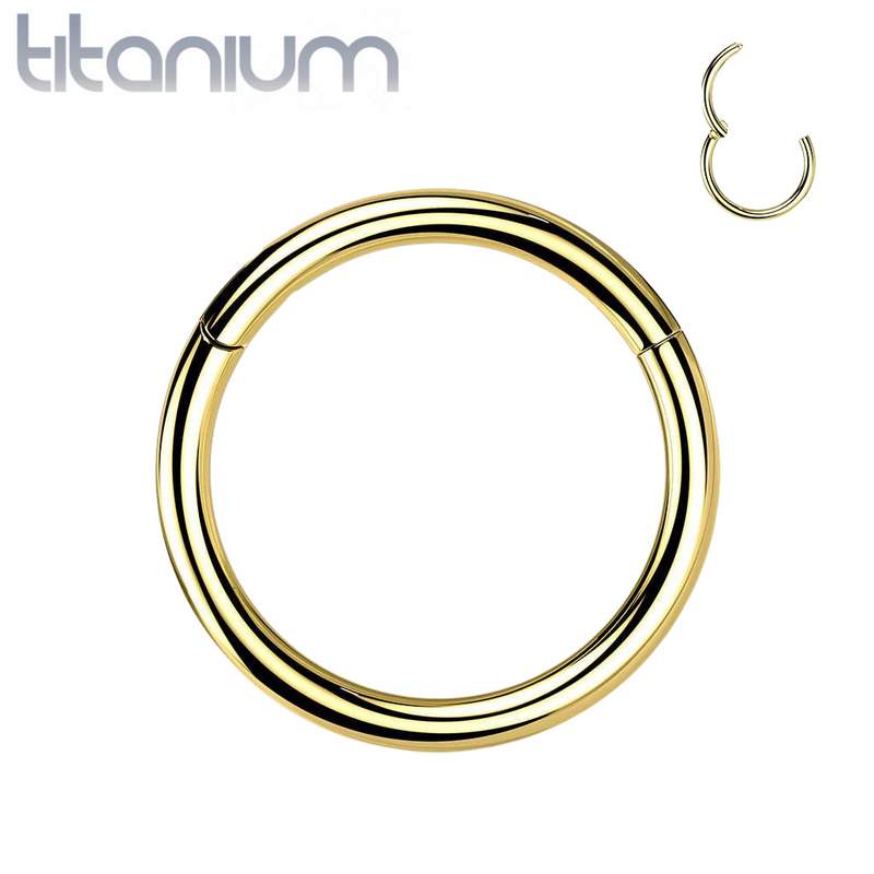 Titanium clearance cartilage hoop